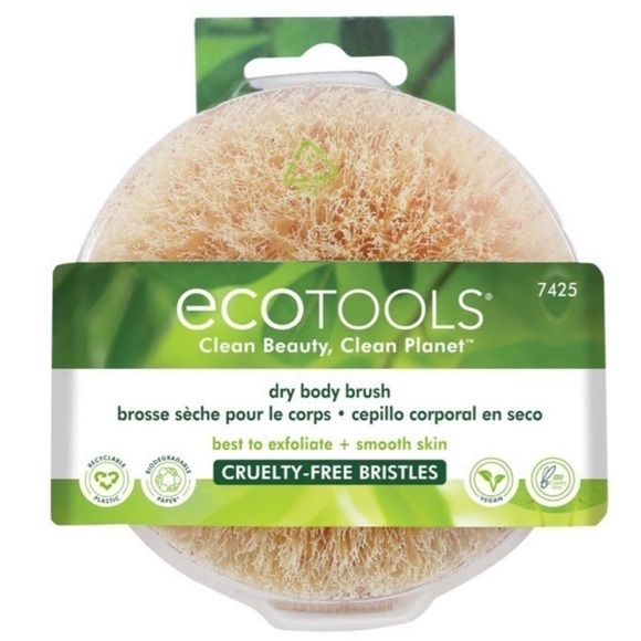 (NWT) ECOTOOLS Dry Body Brush Exfoliates & Smoothes Skin - Picture 1 of 12